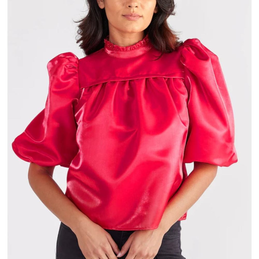 Alden Aldaire Short Sleeve Mel Top, Disco Flower, Brown/ green, Large, 198$ - Picture 11 of 11